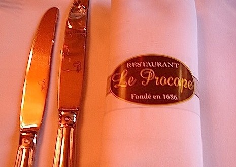 tenedor Restaurante Le Procope de París